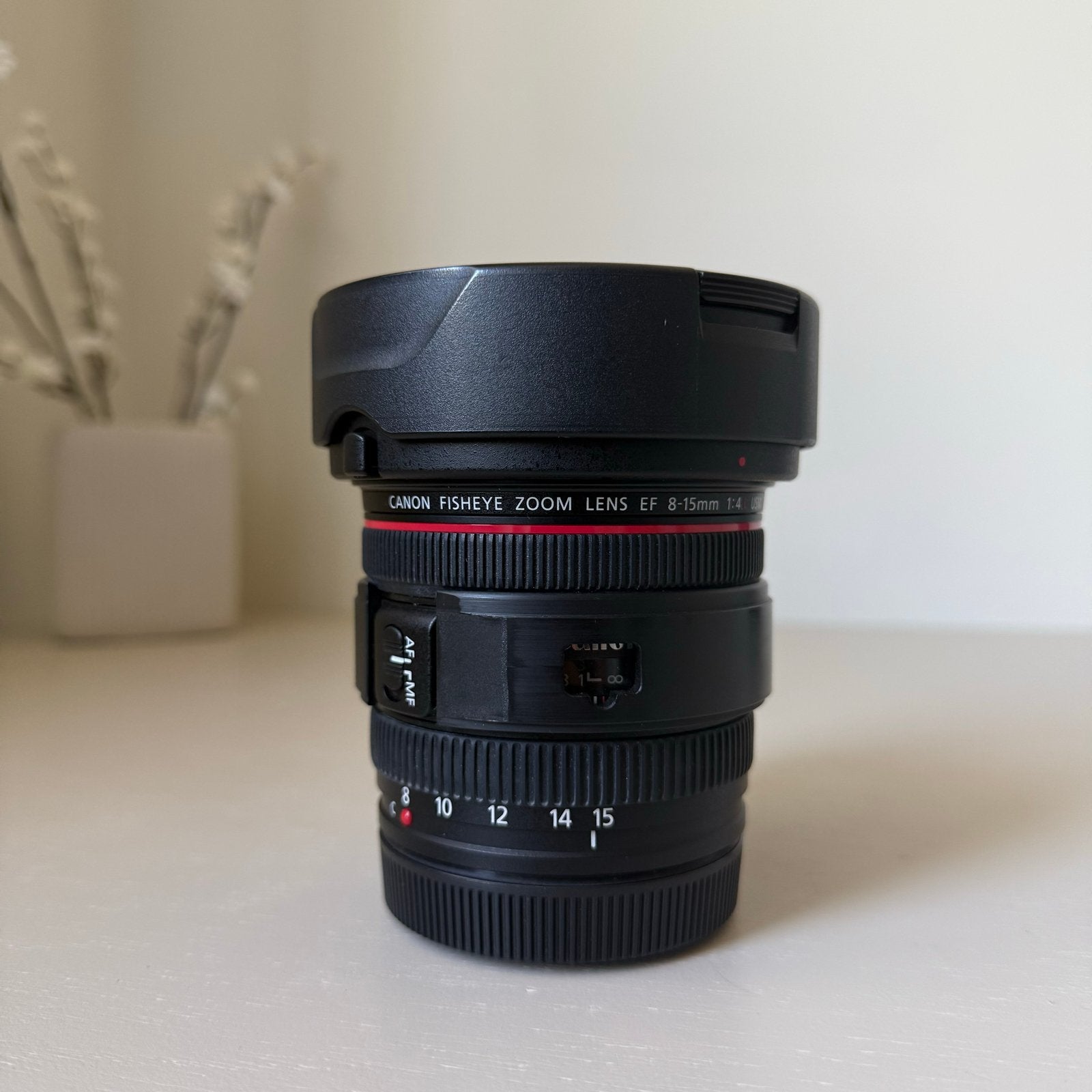Canon Fisheye Zoom Lens EF 8-15mm f/4L USM, Canon, Autofocus, Fisheye-lens, Ophalen of Verzenden