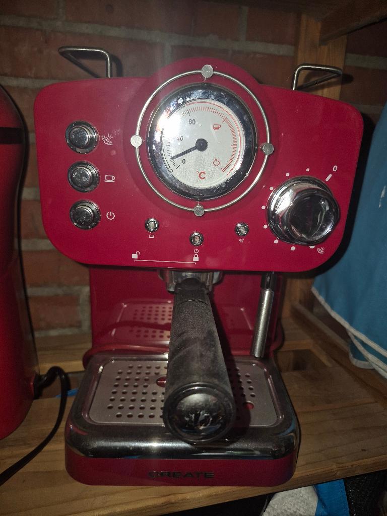 Create piston koffieaparaat, Ophalen, Gebruikt, Koffiemachine, Gemalen koffie