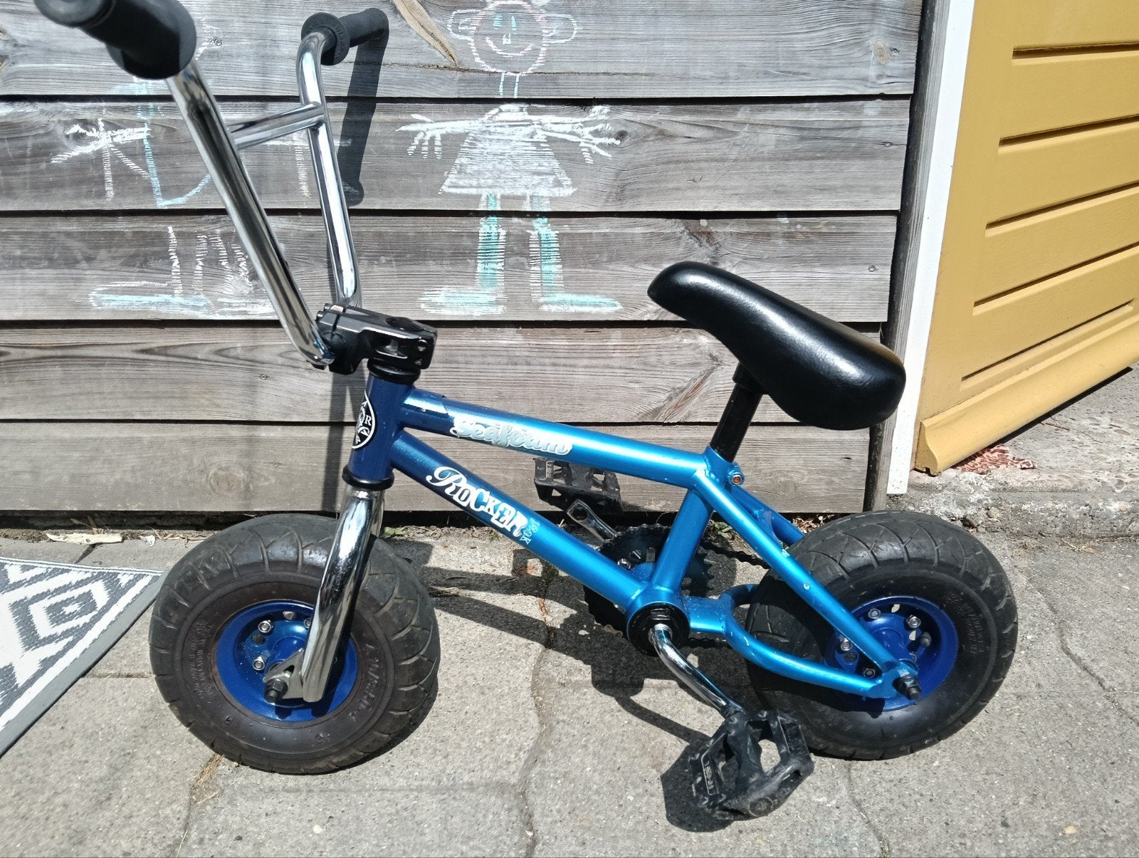 Rocker Irok Mini BMX - Seafoam Blauw, Ophalen, Gebruikt, Staal, Velgrem