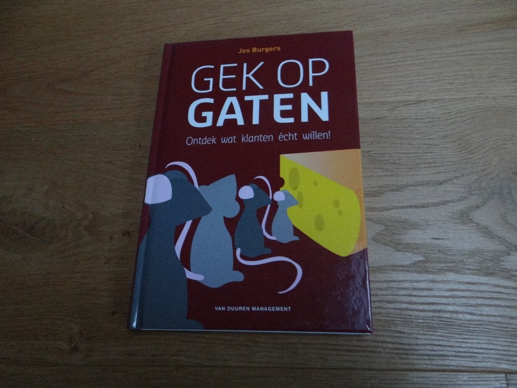 Gek op gaten - Jos Burgers, Ophalen of Verzenden, Jos Burgers, Management, Zo goed als nieuw