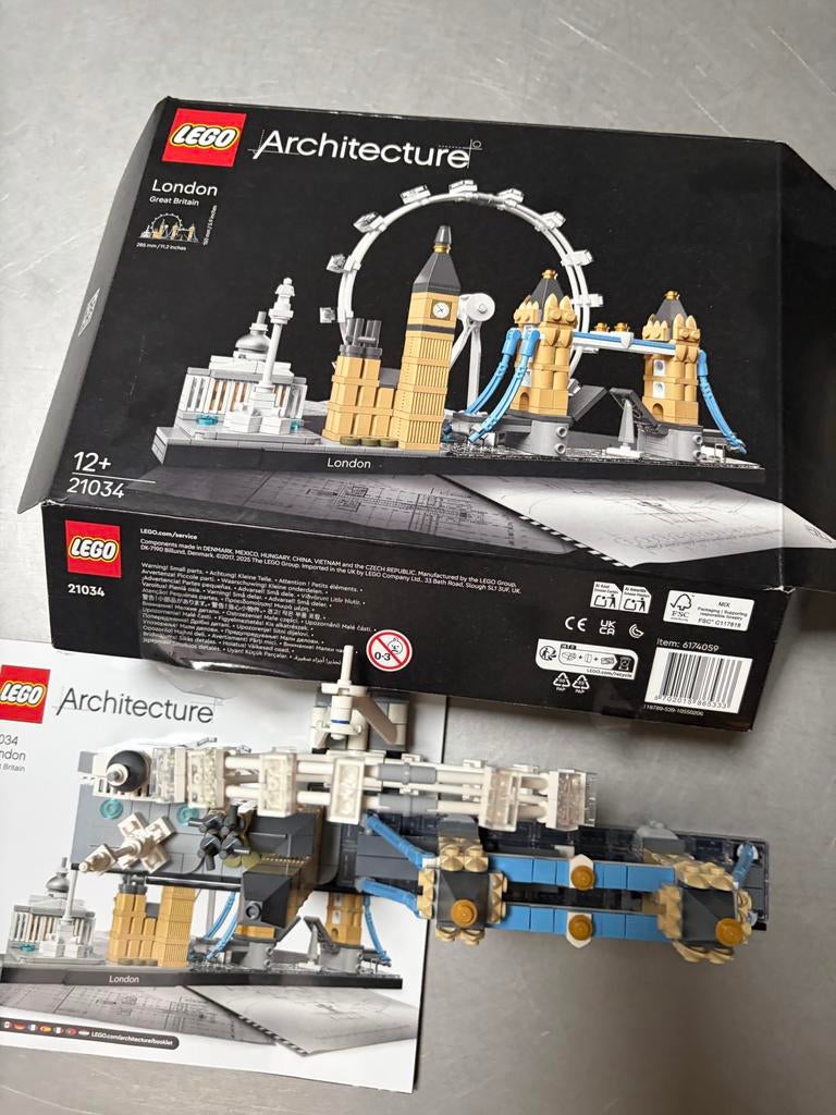 LEGO Architecture 21034 Londen Skyline - Complete set, Lego, Architecture, Ophalen of Verzenden, Zo goed als nieuw