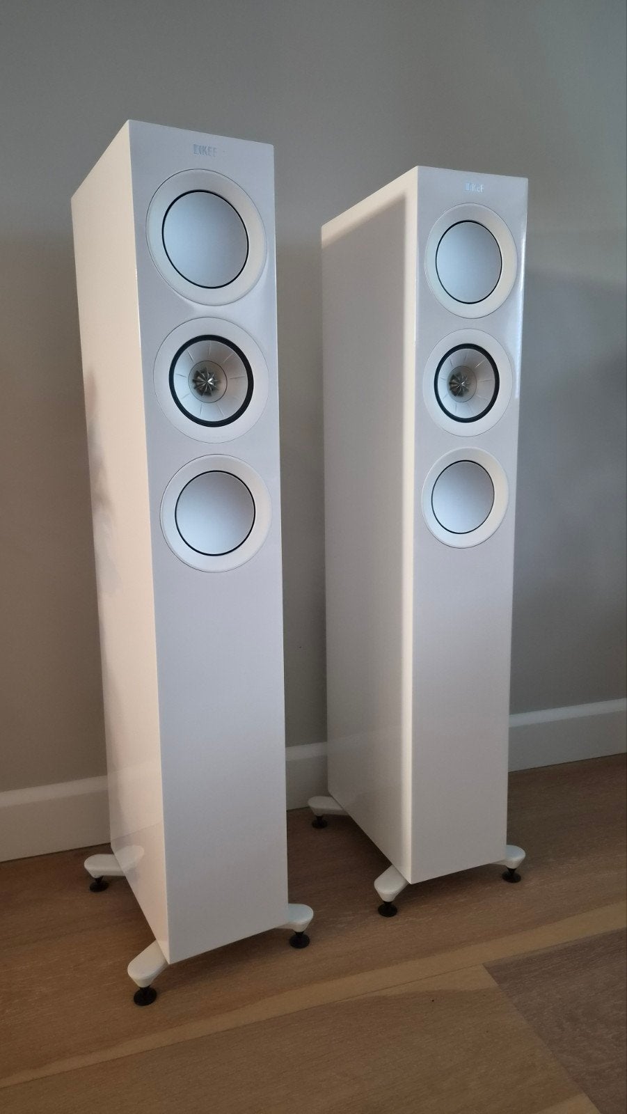 KEF R5 luidsprekers - in perfecte staat, Audio, Tv en Foto, Luidsprekers, Ophalen, Zo goed als nieuw, KEF