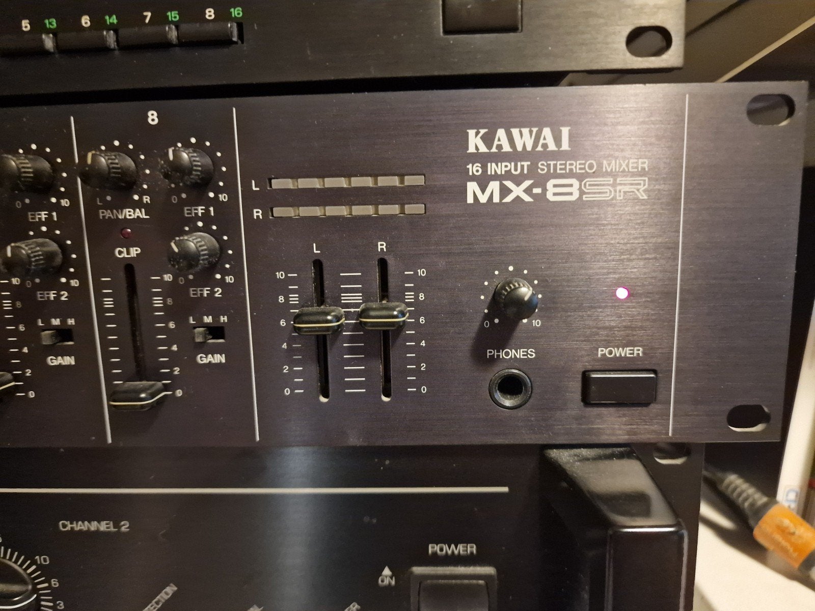 Kawai MX-8SR 16 Input Stereo Mixer, Muziek en Instrumenten, Mengpanelen, Ophalen of Verzenden, Gebruikt, 10 tot 20 kanalen