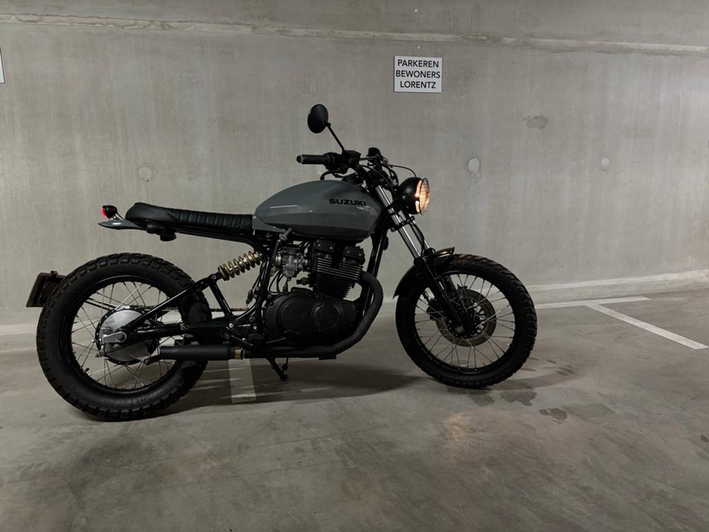 Suzuki gsx 400 scrambler / caferacer A2 35kw motor, Motoren, 400 cc, 2 cilinders, Gebruikt, Particulier