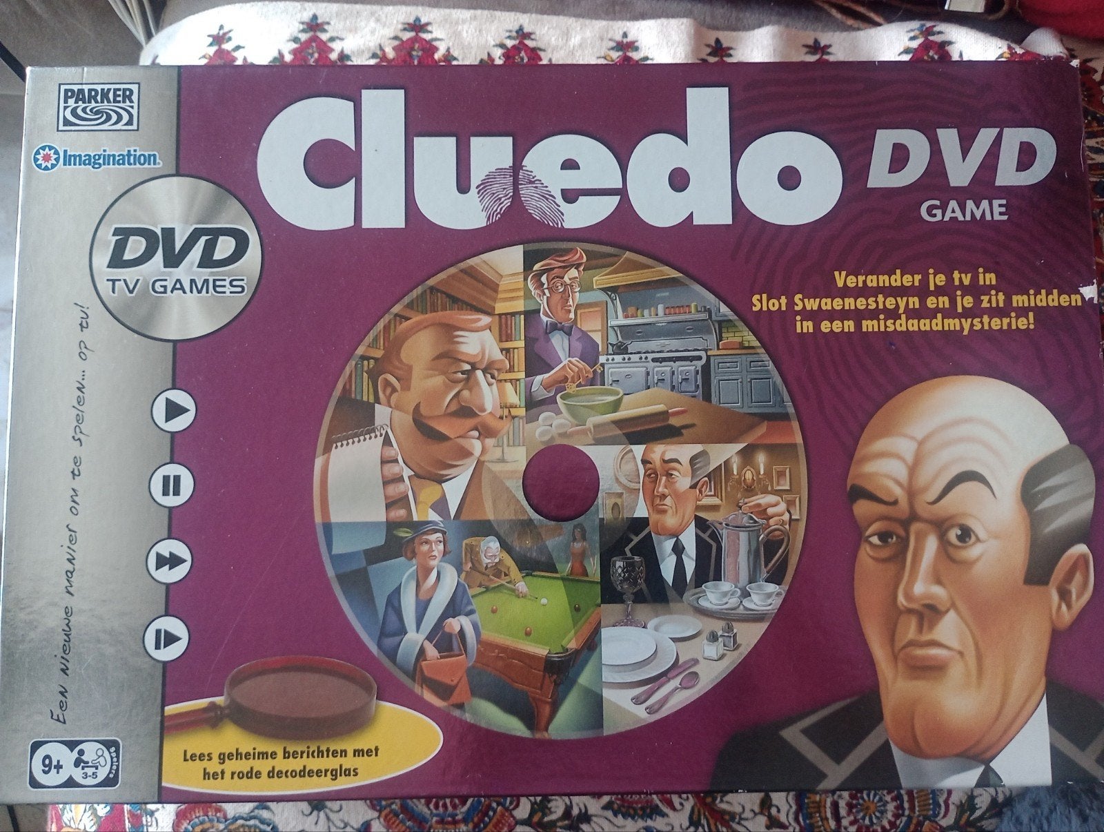 Cluedo DVD Game - Nieuw, kaarten geseald, doos met gebruikss, Ophalen of Verzenden, Nieuw