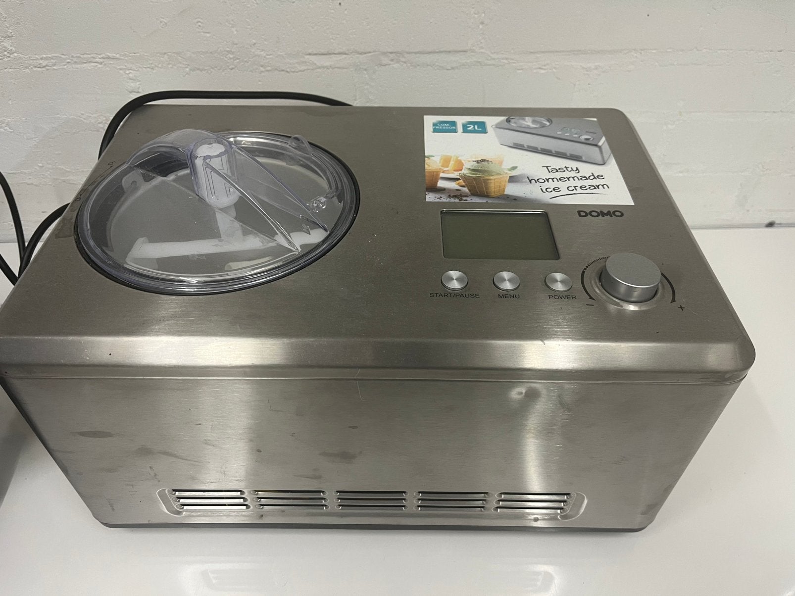 Domo 920 1L ijsmachine, Ophalen of Verzenden, Zo goed als nieuw