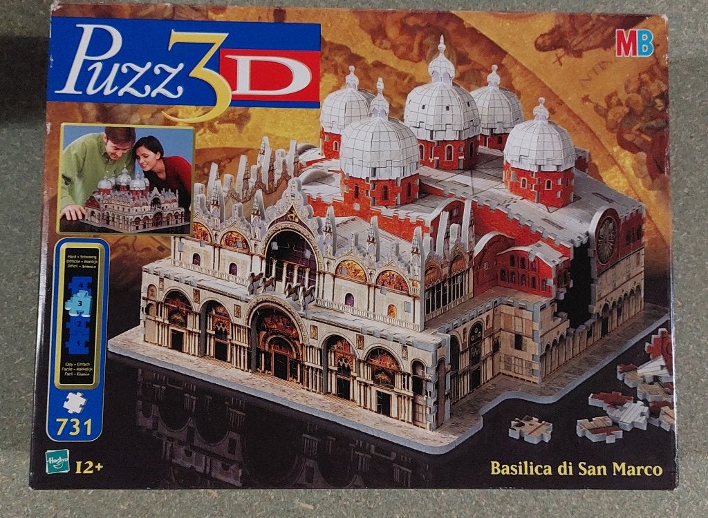 3d puzzel Basilica di San Marco 731 stukjes, Ophalen, 500 t/m 1500 stukjes, Gebruikt, Rubik's of 3D-puzzel
