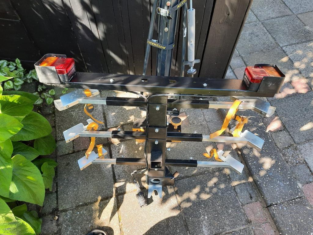 Autohaxi Trekhaakdrager voor 2 fietsen, Ophalen