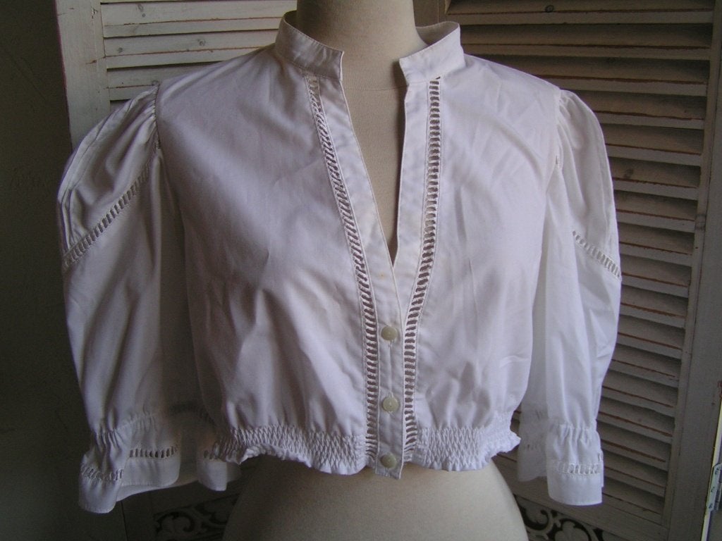 tiroler dirndl blouse maat 44 nr EE 1092 ger laj, Verzenden, Maat 42/44 (L), Kleding, Overige thema's