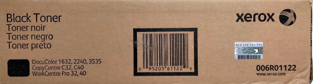 Originele Xerox toner cartridge 006R01122 WorkCentre Zwart, Ophalen of Verzenden, Nieuw, Toner, Xerox
