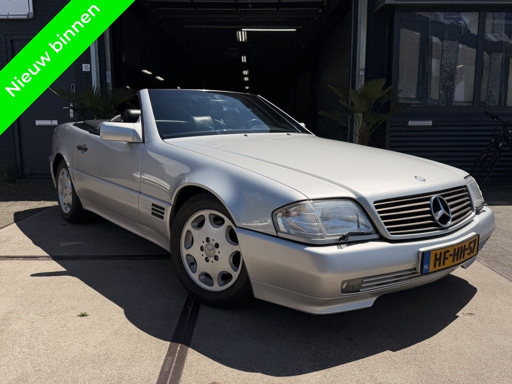Mercedes-Benz SL-Klasse 500 SL (bj 1994, automaat), Auto's, Automaat, 4973 cc, Zwart, Cabriolet