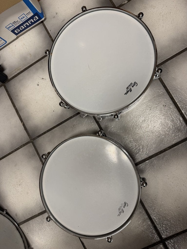 Zeldzame Gon Bops Luisito Quintero Signature Timbales, Muziek en Instrumenten, Percussie, Ophalen, Zo goed als nieuw, Melodische percussie