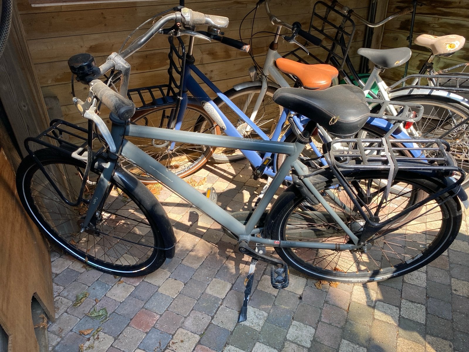 Gebruikte stadsfiets - Grijs, Fietsen en Brommers, Fietsen | Heren | Herenfietsen, Ophalen of Verzenden, Gebruikt, Overige merken
