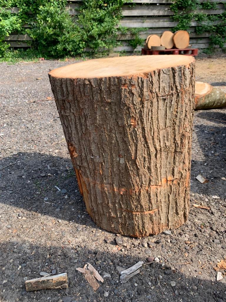 Hakblok amerikaans eiken., Tuin en Terras, Haardhout, Minder dan 3 m³, Ophalen of Verzenden