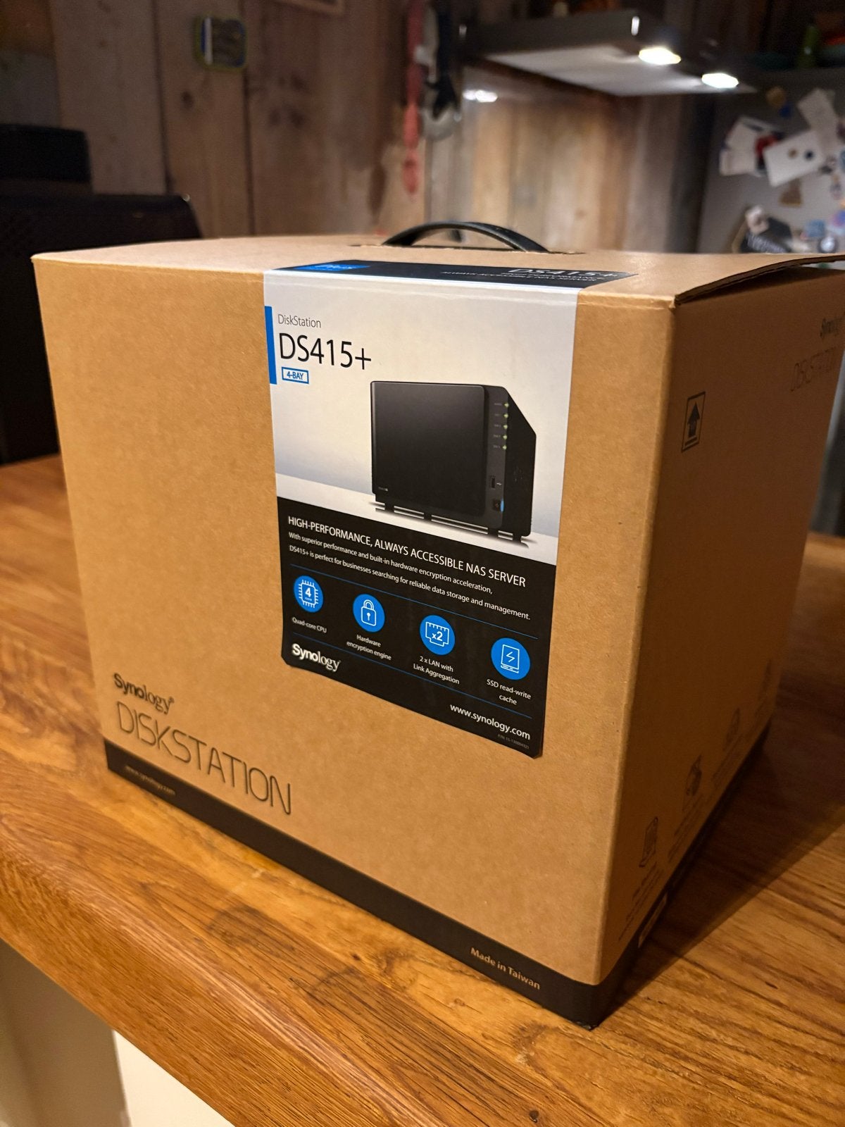 Synology DiskStation DS415+ NAS Server - Zo goed als nieuw, 2 tot 3 Ghz, Hot swappable onderdelen, Ophalen of Verzenden, Zo goed als nieuw
