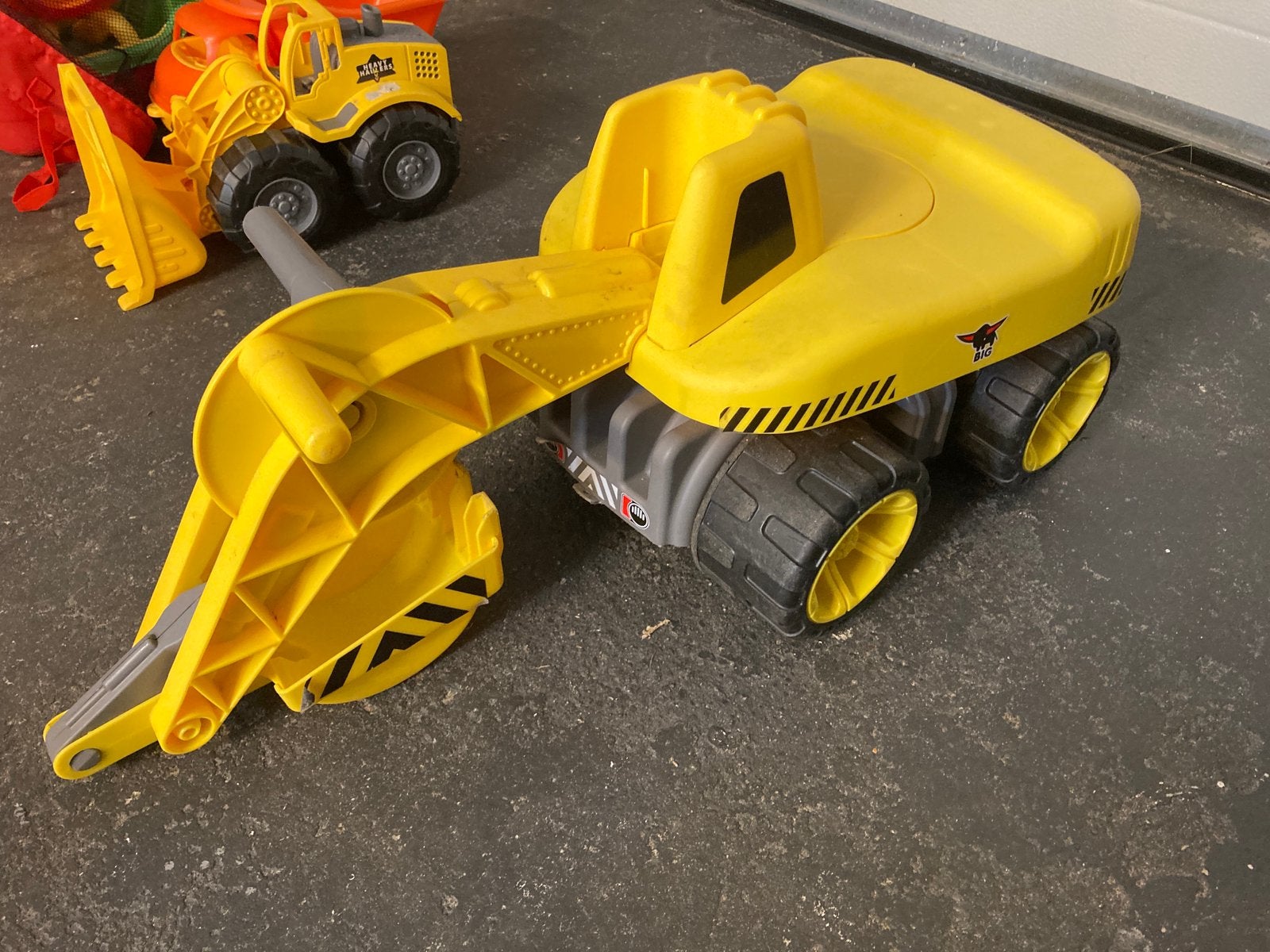 Graafmachine/loopauto, Ophalen, Gebruikt