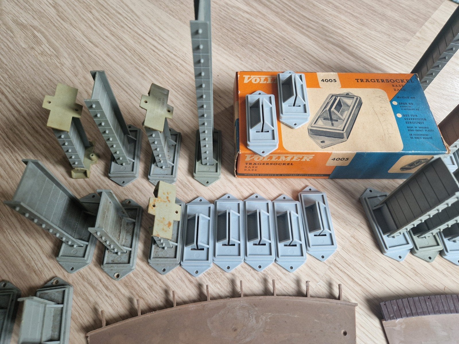 Modelspoorbrug onderdelen - Kibri en Vollmer, Overige merken, Gebruikt, Gelijkstroom of Wisselstroom, Brug, Tunnel of Gebouw