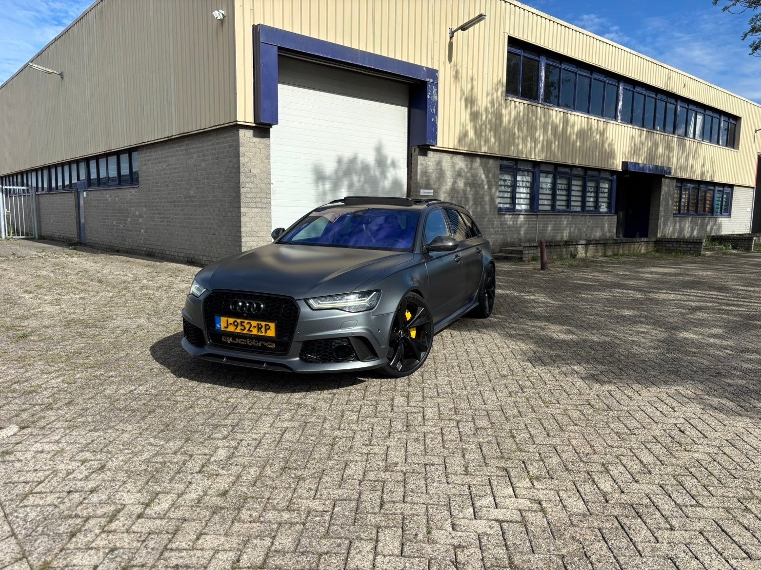 Audi RS6 v8 445KW Quattro Avant 2015 Grijs, Automaat, 10 km/l, Stationwagon, Particulier