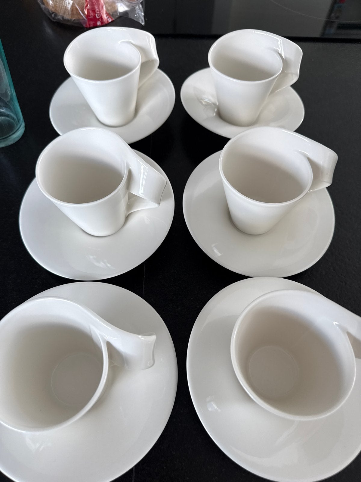 Puntgave Villeroy & Boch koffiekopjes servies new wave, Villeroy & Boch, Nieuw, Ophalen of Verzenden, Modern