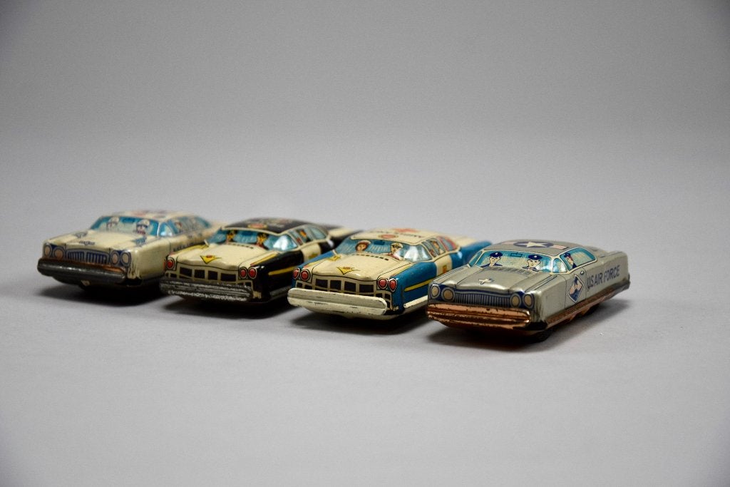 Vintage Nomura T.N. blikken frictie speelgoed auto's, Antiek en Kunst, Ophalen of Verzenden