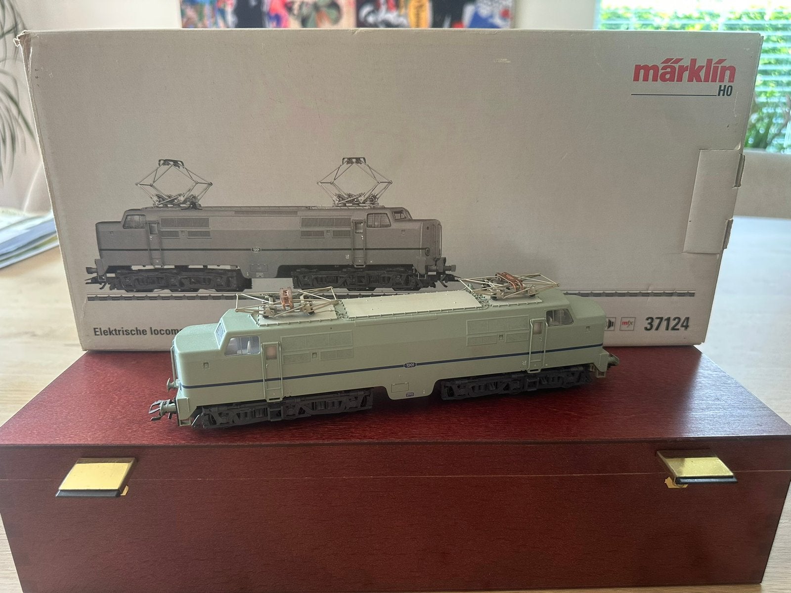 Marklin 37124 NS 1201 Turquoise MFX sound gelimiteerd, Wisselstroom, Locomotief, -, -