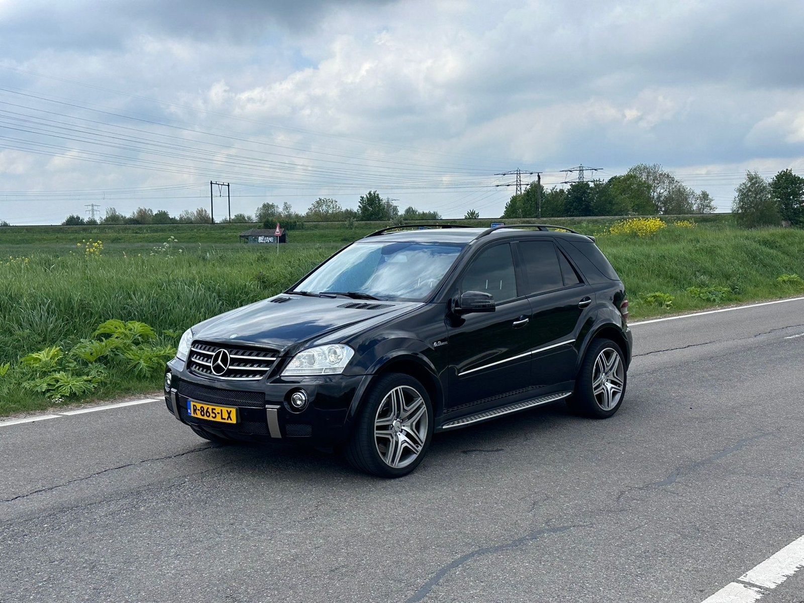 Mercedes-Benz M-Klasse 6.2 Ml63 AMG AUT 2007 Zwart, Auto's, Automaat, 8 cilinders, Zwart, Vierwielaandrijving