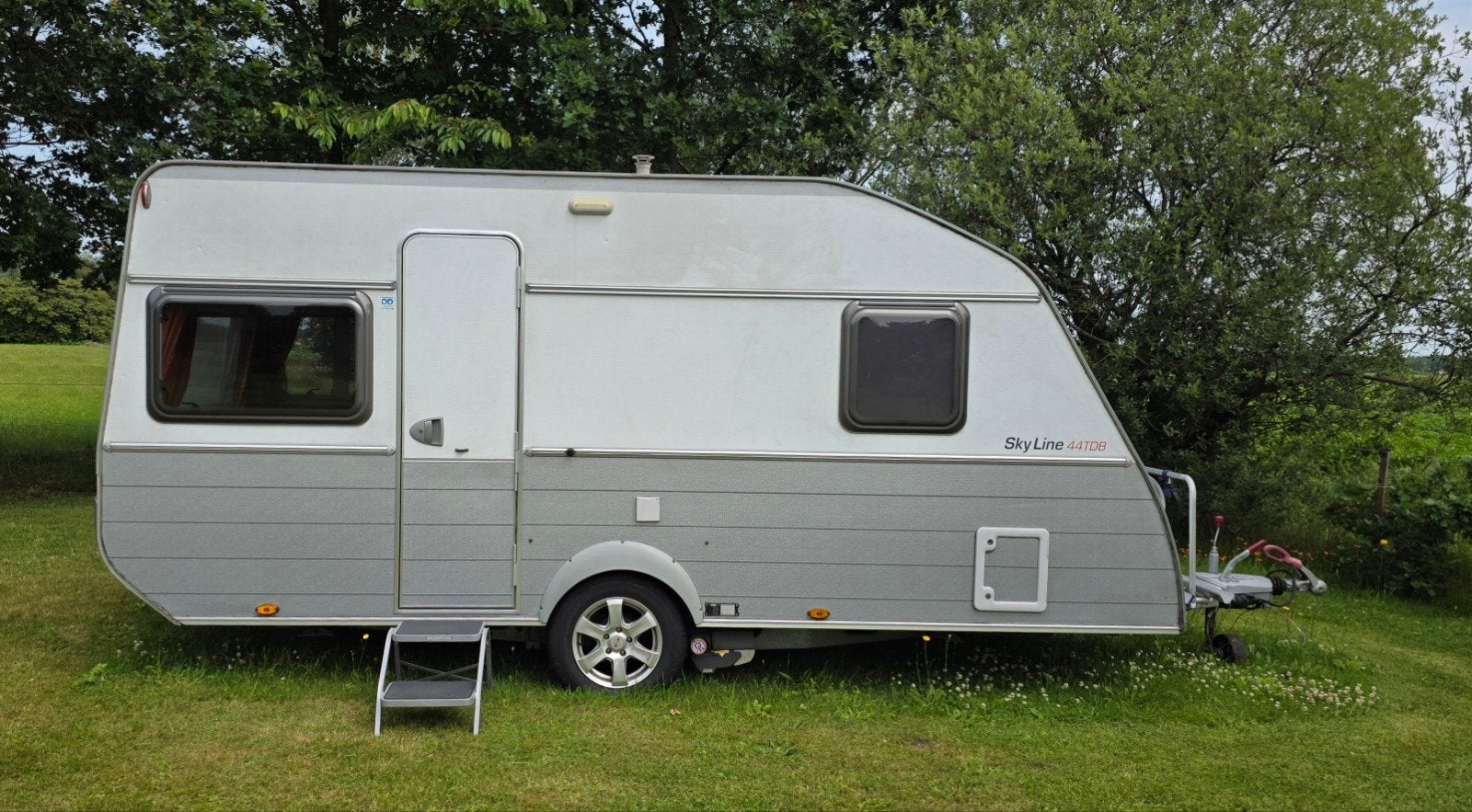 Kip Sky Line, Skyline 44 TBD, caravan. 2008. Met mover, Caravans en Kamperen, Kip, Frans bed, Particulier, Tot en met 4