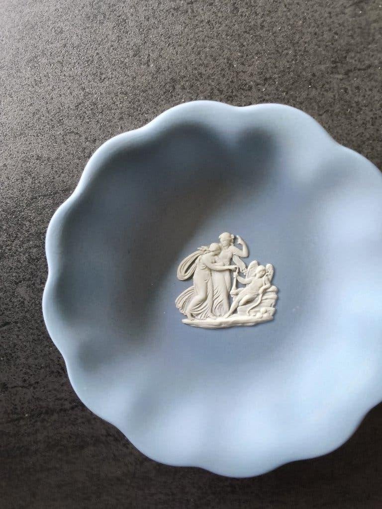 Wedgewood schaaltje blauw, Ophalen, Zo goed als nieuw
