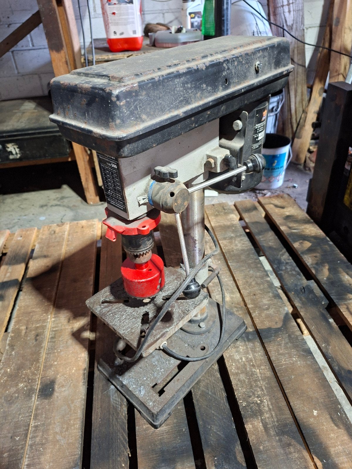 TopCraft TCSB 500 Kolomboormachine - Werkt goed, Ophalen of Verzenden, Gebruikt