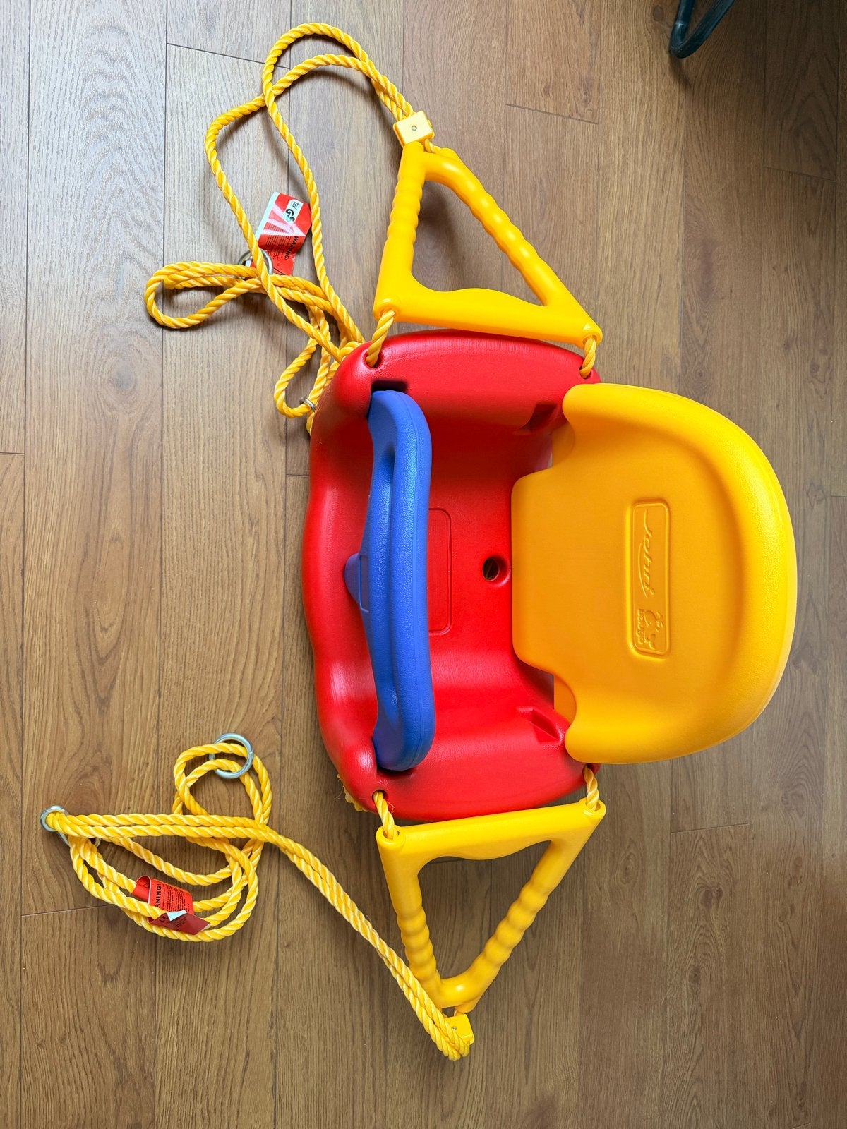 John Beluga 3-in-1 Schommel, rood/blauw/geel, Ophalen, Nieuw