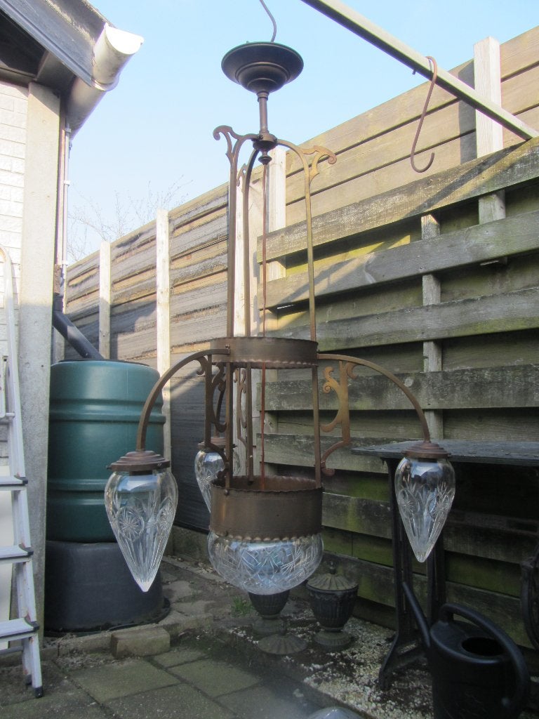 ZEER MOOIE ANTIEKE ART DECO LAMP, Ophalen