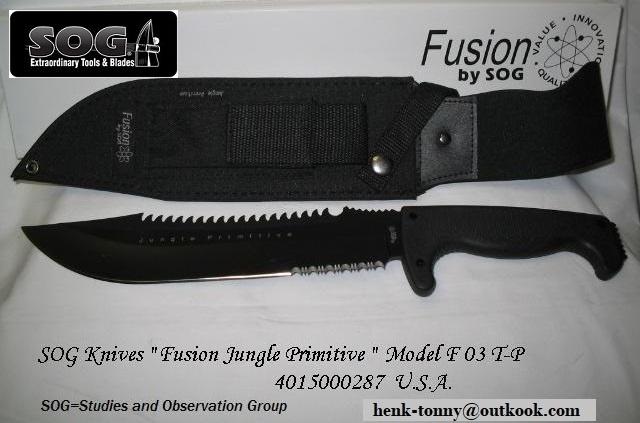 T.k.a. SOG Fusion Jungle Primitive, Ophalen of Verzenden, Landmacht, Amerika, Mes of Dolk