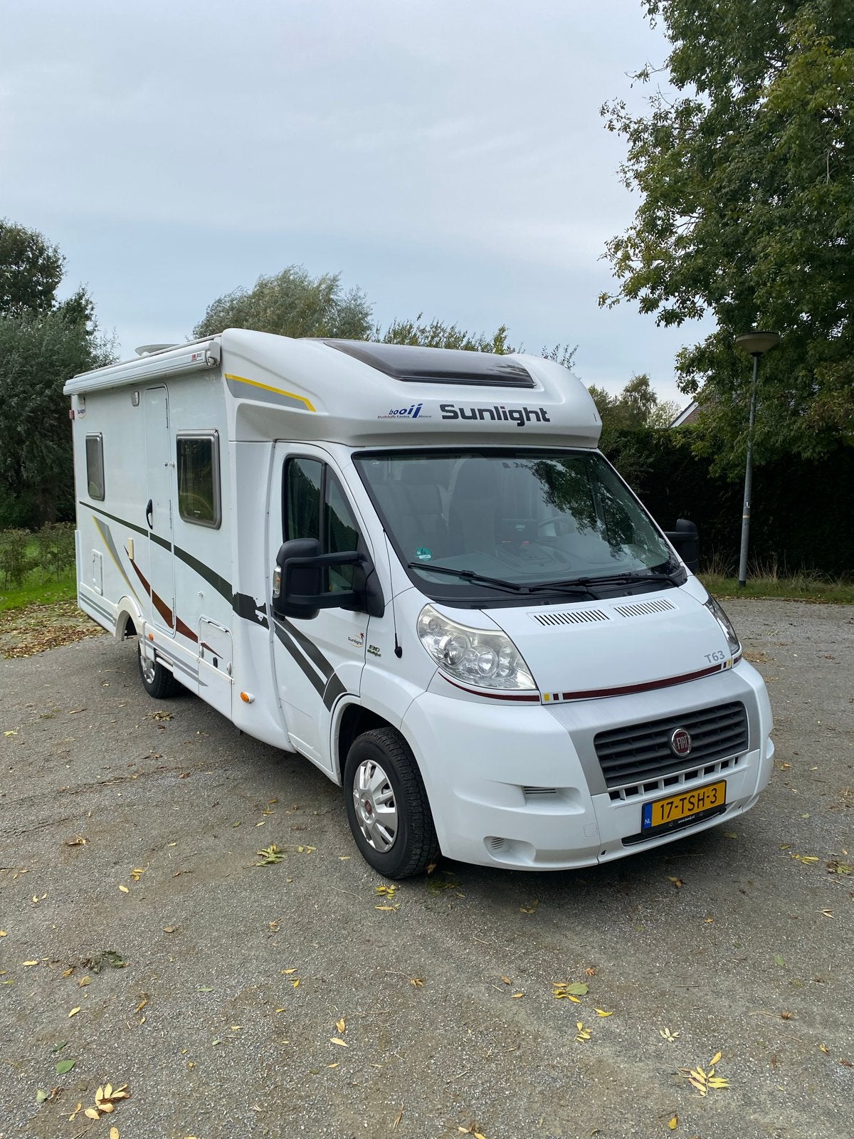 Sunlight Half-integraal Camper T63, Brandblusser, Sunlight, Ringverwarming, Fiat