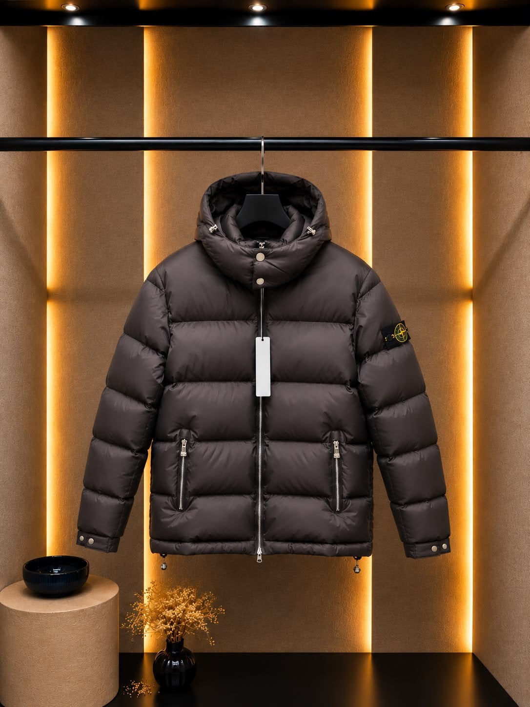 Jassen , stone island , canada goose , prada , burrberry, Kleding | Heren, Ophalen of Verzenden, Zo goed als nieuw, Zwart