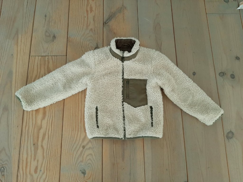 Winterjas maat 122-128 van Sissy-Boy, teddy en dubbelzijdig, Sissy Boy, Jongen of Meisje, Ophalen of Verzenden, Zo goed als nieuw