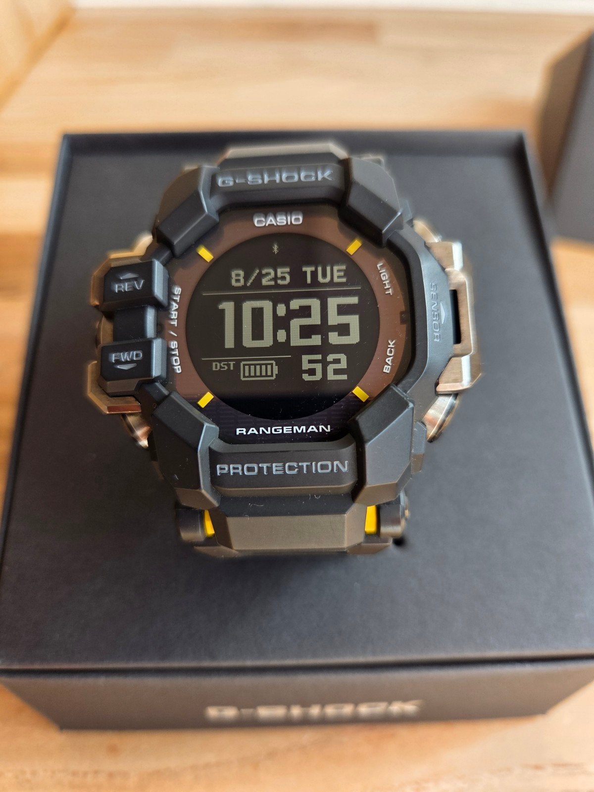 Casio G-Shock Rangeman GPR-H1000-1 Smartwatch, Casio G-Shock, Zwart, Ophalen of Verzenden, Zo goed als nieuw
