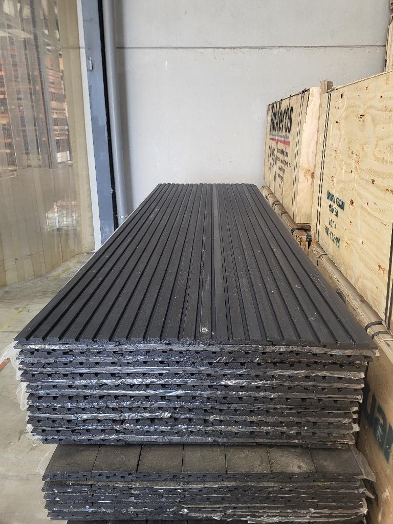 RESPARTIJ Triple profiel | Deens rabat | Zwart Gespoten, Ophalen of Verzenden, Nieuw, 250 cm of meer, Planken