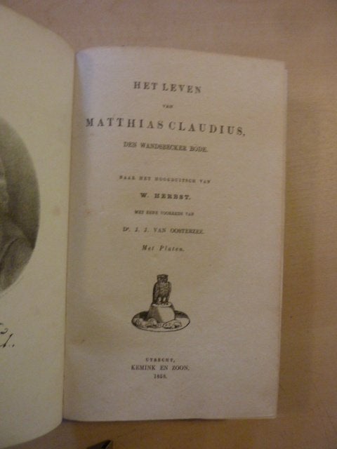 W. Herbst - Het leven van Matthias Claudius, Verzenden, Gelezen, Sport