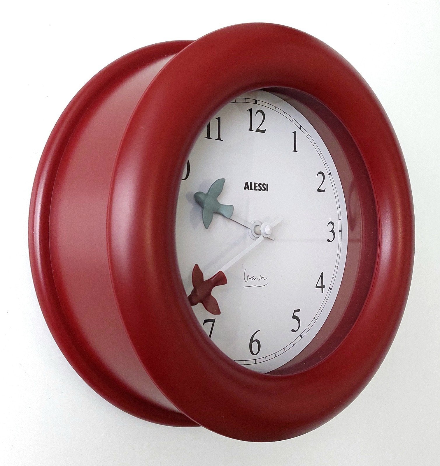 Vintage Alessi "Birdy Clock" Design Klok Michael Graves, Verzenden, Kunststof, Gemerkt