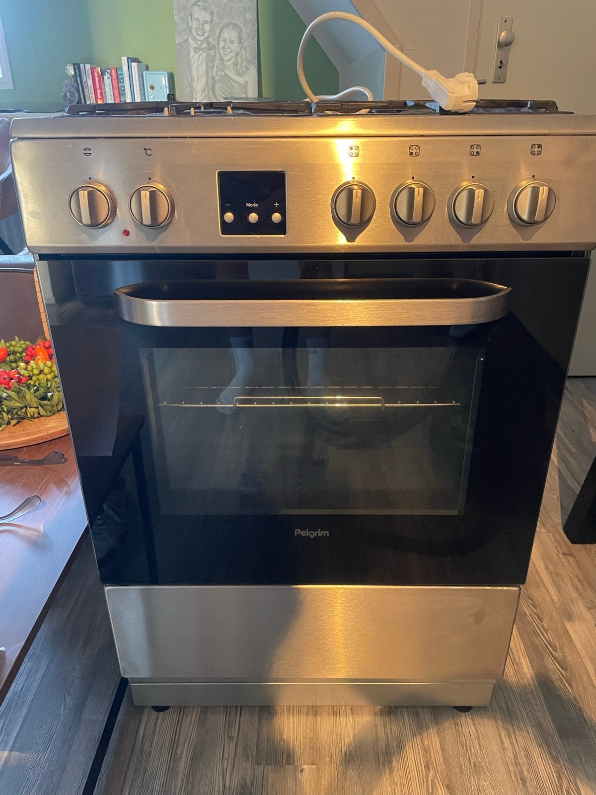 Pelgrim gasfornuis met oven, Ophalen, Gebruikt, 60 cm of meer, Grill