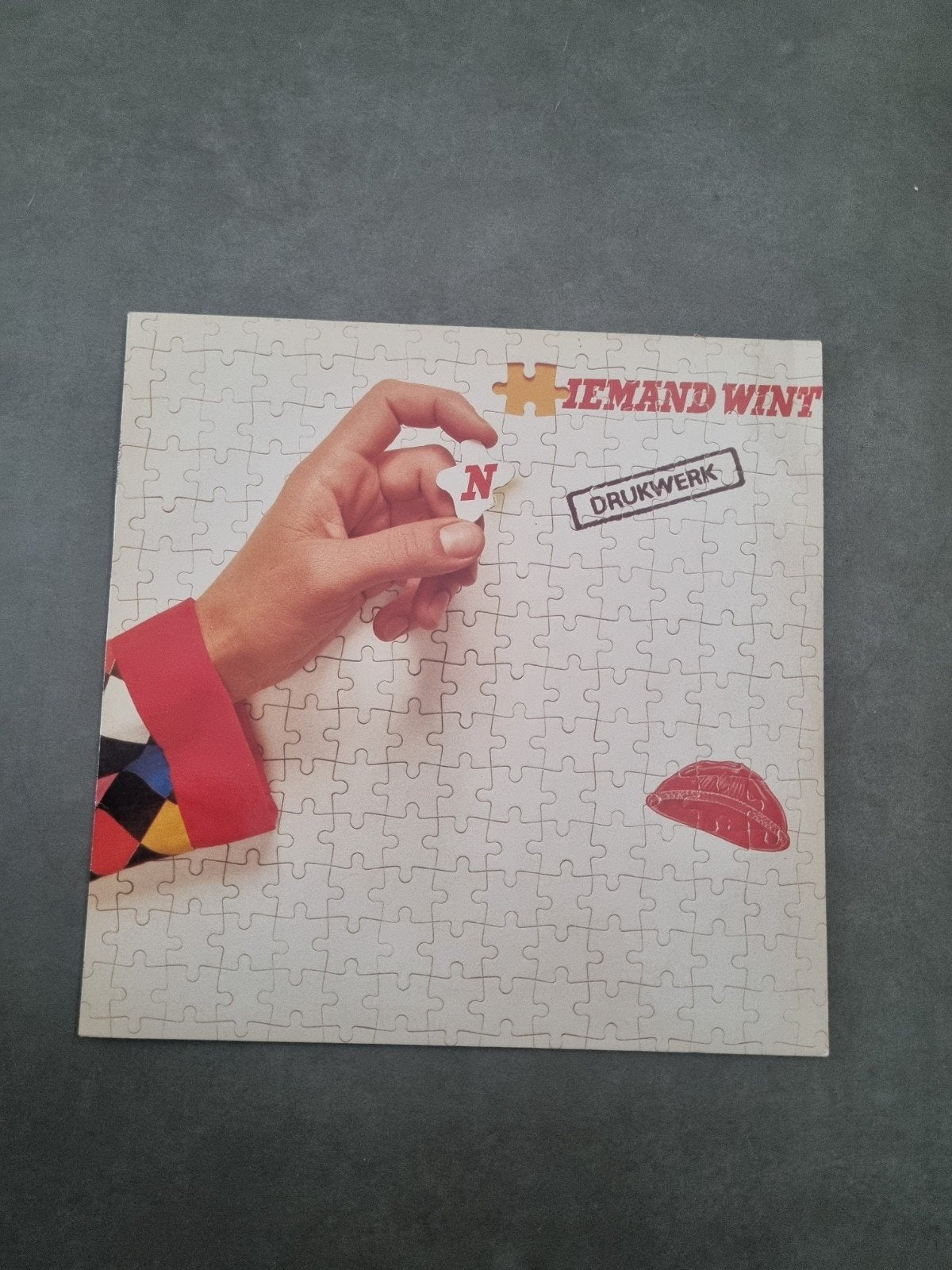 Drukwerk - Niemand Wint LP (1981) - Pop, Nederlandstalig, LP, Gebruikt, Ophalen of Verzenden, Pop