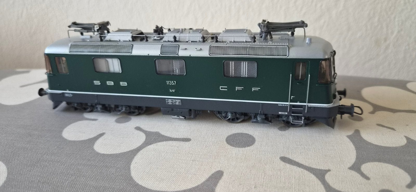 Roco SBB groen 73992 Elok Re 4/4III 11357, Locomotief, Gelijkstroom of Wisselstroom, Nieuw, Ophalen of Verzenden