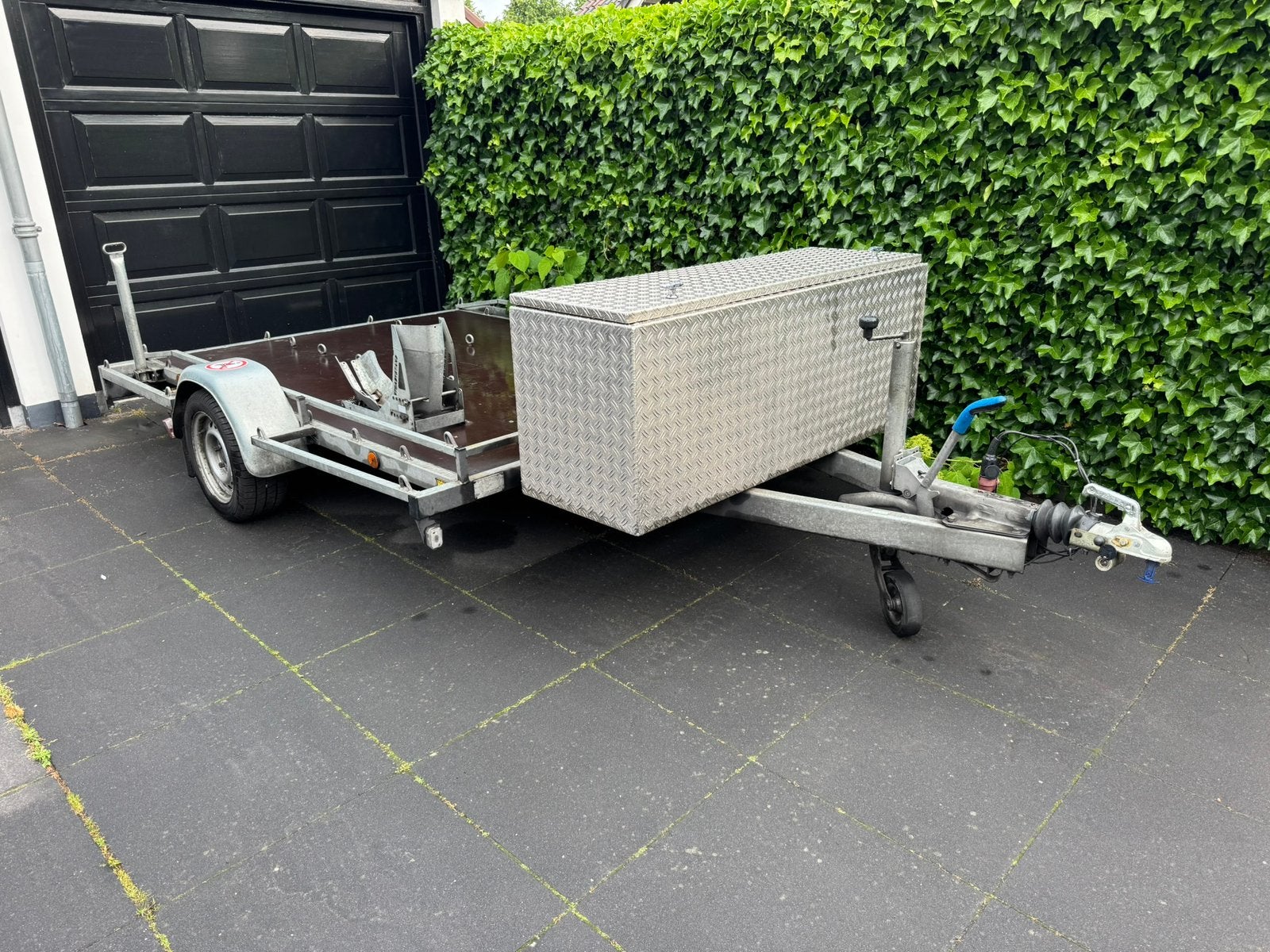 Geremde motortrailer voor 3 motoren, Ophalen of Verzenden, Gebruikt
