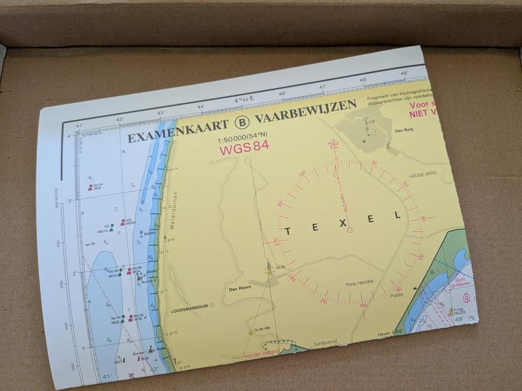 Examenkaart  klein Vaarbewijs 2, Overige merken, Nieuw, Ophalen of Verzenden, Europa