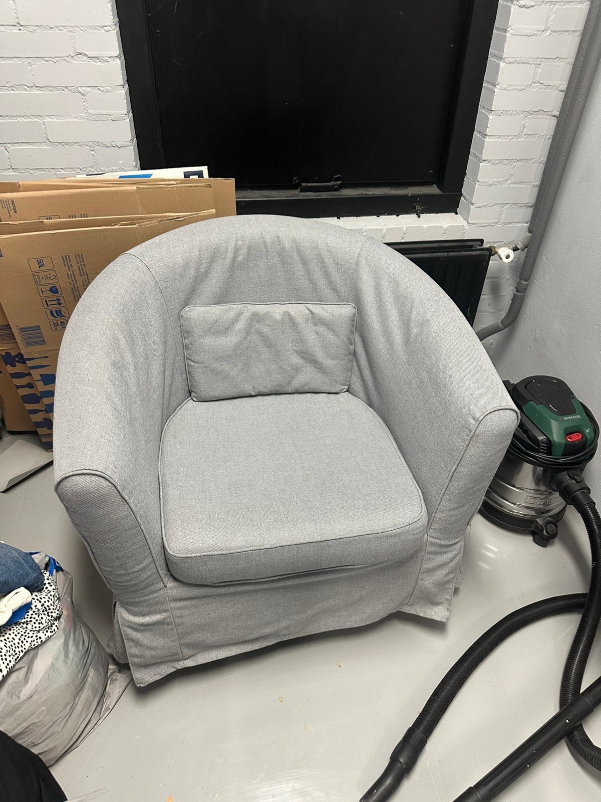 Tullsta fauteuil stoel IKEA, Ophalen, Eenpersoons, 75 tot 100 cm, Zo goed als nieuw