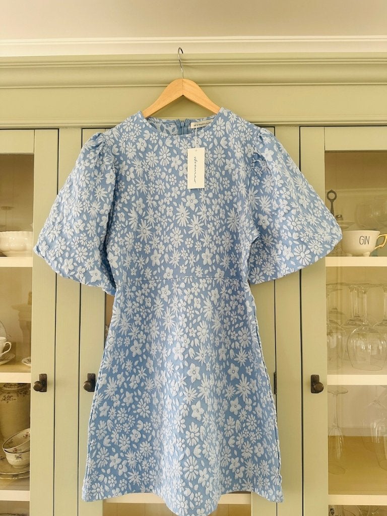 Jurk kort licht blauw maat L Nieuw, Ophalen, Azzurro, Blauw, Maat 42/44 (L)
