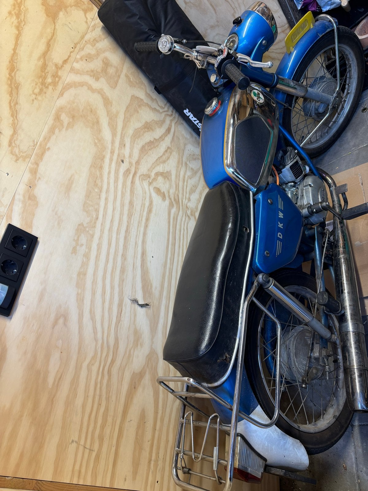 DKW RT 139 Bromfiets - Blauw, Ophalen, Gebruikt