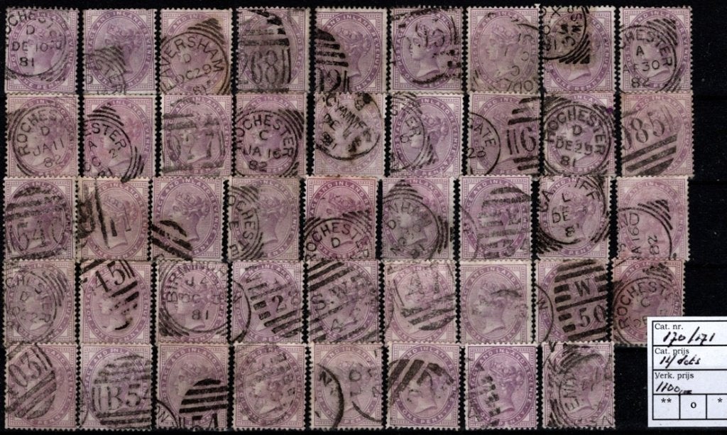 Postzegels Engeland, Ophalen of Verzenden, Gestempeld