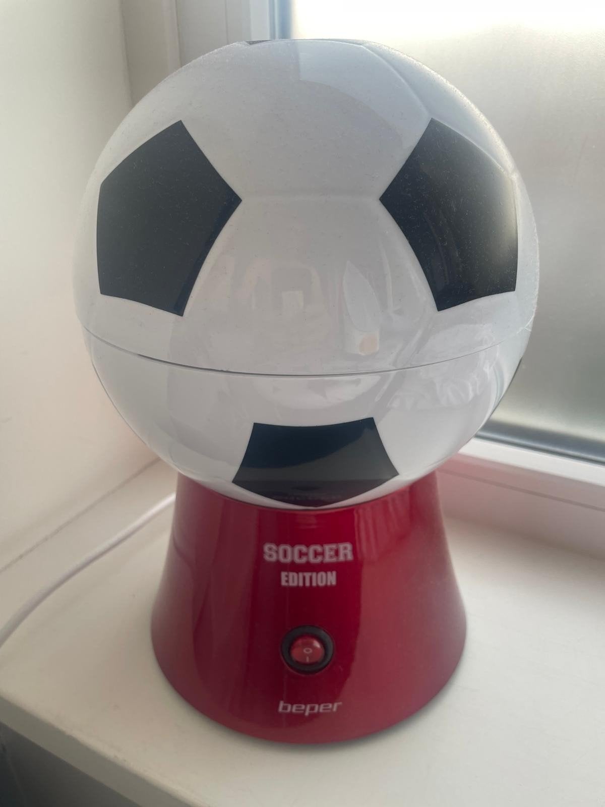 Beper Popcornmachine - Soccer Edition, Witgoed en Apparatuur, Ophalen of Verzenden, Zo goed als nieuw