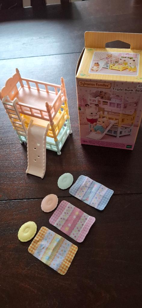 Sylvanian Families, Triple Bunk Bed, 5741, Ophalen of Verzenden, Zo goed als nieuw, Jongen of Meisje